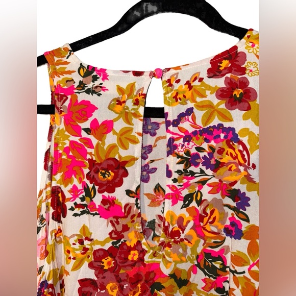 Natural Life Boho Full Length Sleeveless Floral Maxi Dress Size Large/XL - Picture 3 of 6